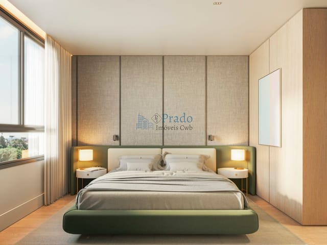Apartamento 3 quartos e 4 banheiros, à venda, no bairro Mercês em Curitiba