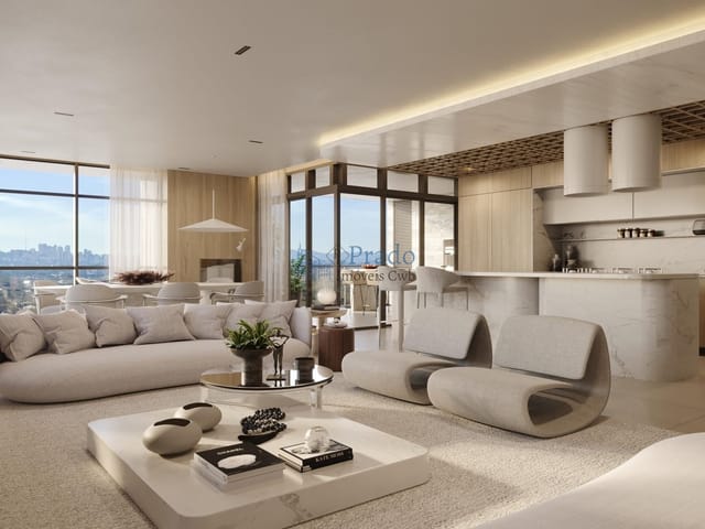 Apartamento com 251m² 3 quartos e 5 banheiros, à venda, no bairro Batel em Curitiba