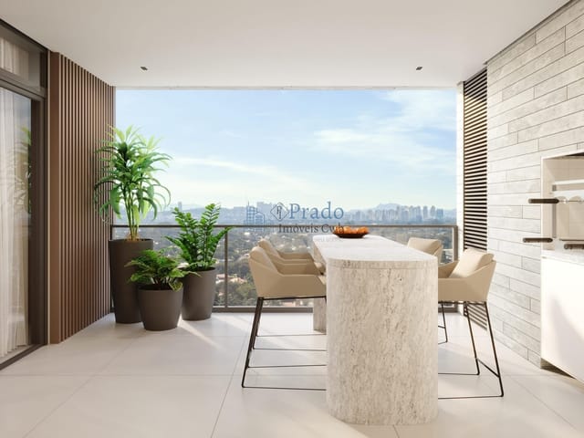 Apartamento com 251m² 3 quartos e 5 banheiros, à venda, no bairro Batel em Curitiba