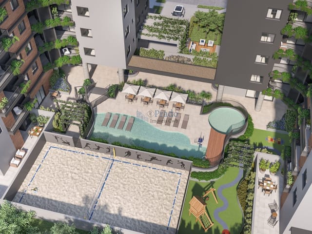 Apartamento 2 quartos e 2 banheiros, à venda, no bairro Cabral em Curitiba