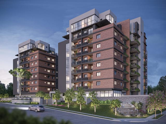 Apartamento 2 quartos e 2 banheiros, à venda, no bairro Cabral em Curitiba