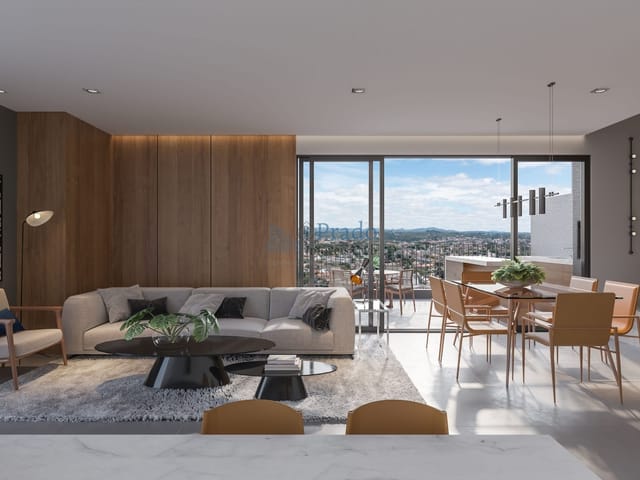 Apartamento 3 quartos e 2 banheiros, à venda, no bairro Cabral em Curitiba