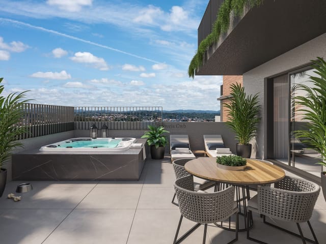Apartamento 3 quartos e 2 banheiros, à venda, no bairro Cabral em Curitiba