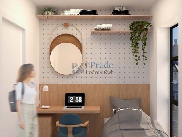 Apartamento 4 quartos e 1 banheiro, à venda, no bairro Prado Velho em Curitiba