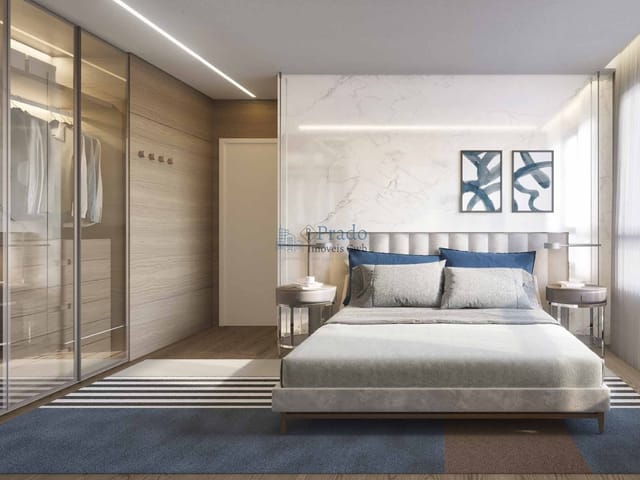 Apartamento 3 quartos e 3 banheiros, à venda, no bairro Ahú em Curitiba