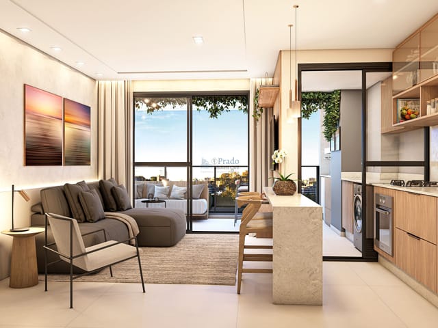 Apartamento 3 quartos e 4 banheiros, à venda, no bairro Água Verde em Curitiba