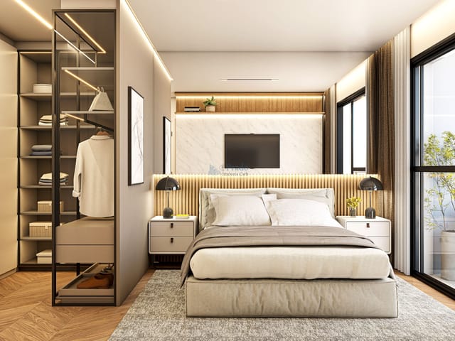 Apartamento com 134m² 2 quartos e 2 banheiros, à venda, no bairro Água Verde em Curitiba