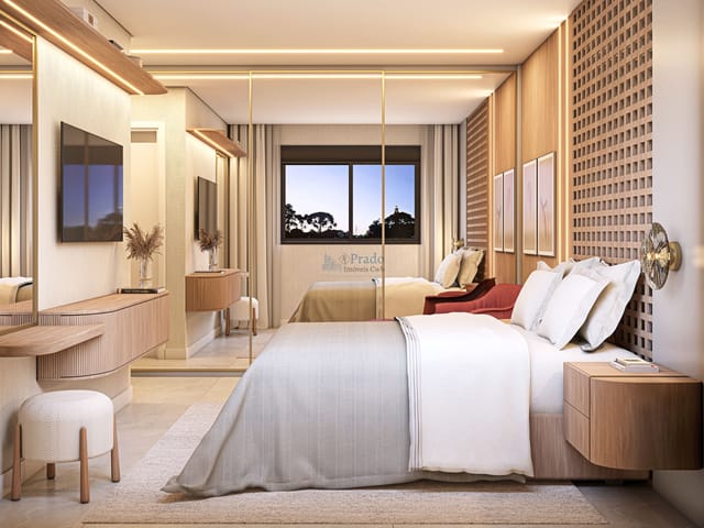 Apartamento com 187m² 3 quartos e 3 banheiros, à venda, no bairro Água Verde em Curitiba