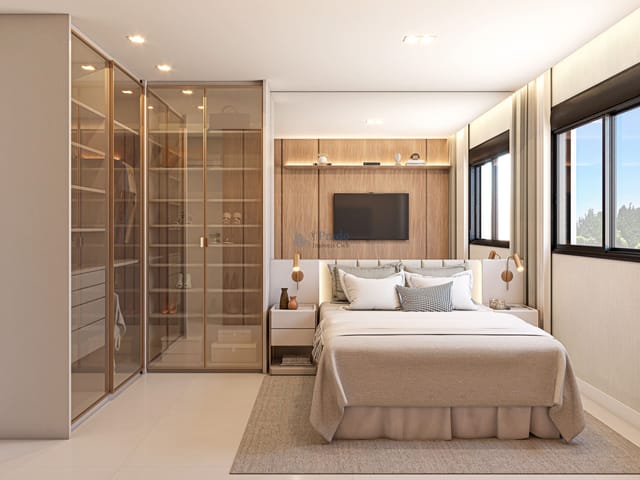 Apartamento com 187m² 3 quartos e 3 banheiros, à venda, no bairro Água Verde em Curitiba