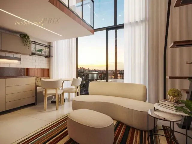 Studio 1 quarto e 1 banheiro, à venda, no bairro São Francisco em Curitiba