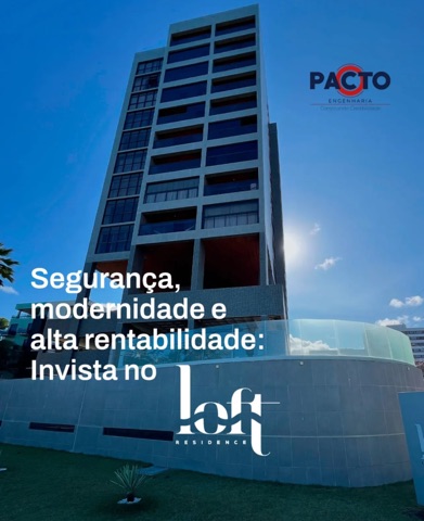 Loft 1 quarto e 1 banheiro, à venda, no bairro Cruz das Almas em Maceió