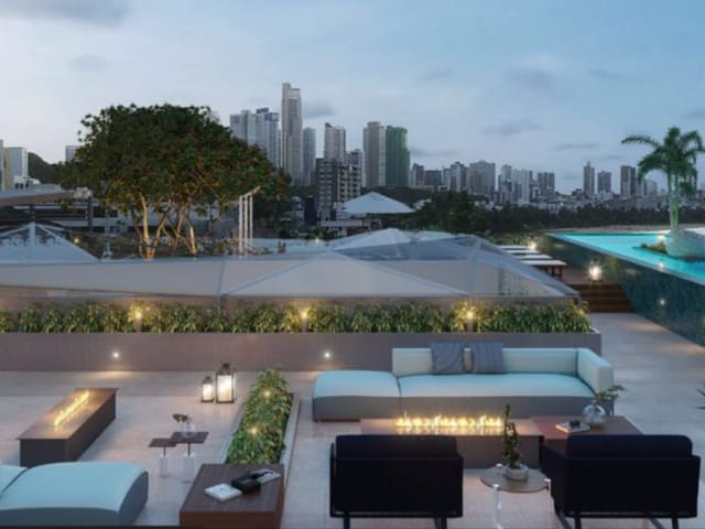 Loft com 30m², à venda, no bairro Cabo Branco em João Pessoa