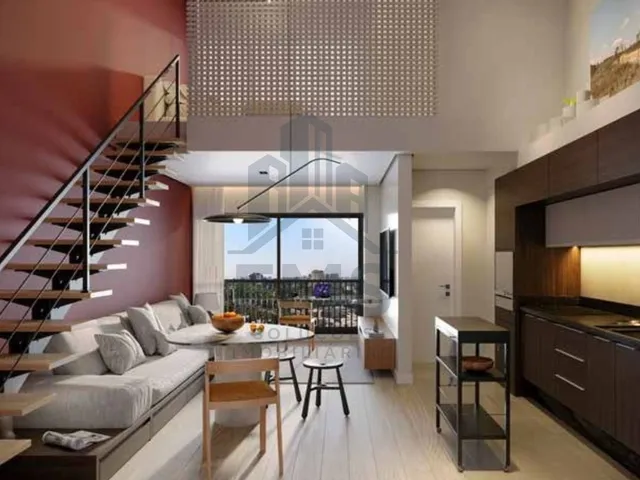 Loft 1 quarto e 2 banheiros, à venda, no bairro Campo Comprido em Curitiba