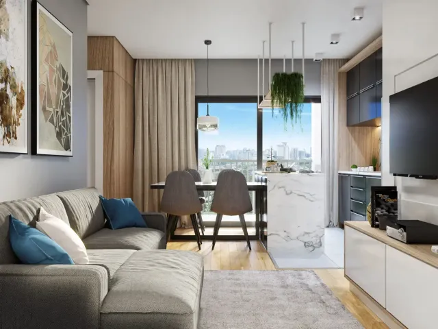 Loft com 38m² 1 quarto e 1 banheiro, à venda, no bairro Água Verde em Curitiba