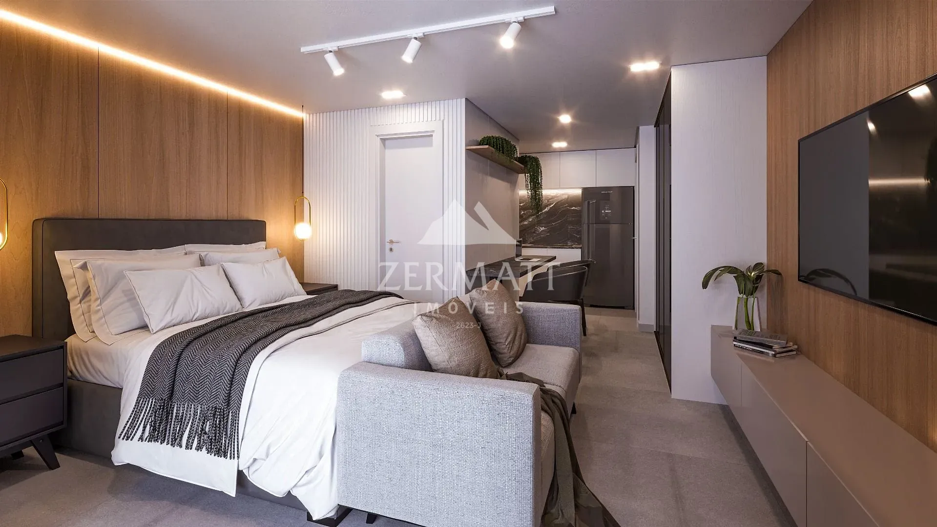 INVESTIDOR - LOFT C/ 23,60M2 EM CONDOMINIO COMPLETO PROX. A FURB — foto 3