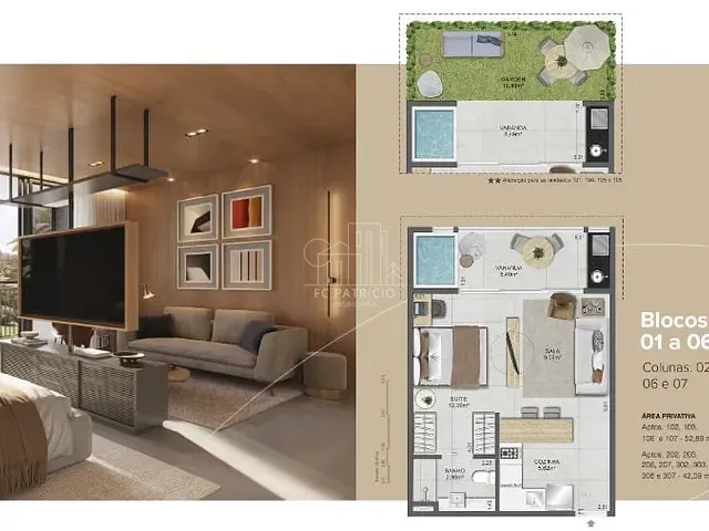 Loft com 53m² 2 quartos e 2 banheiros, à venda, no bairro Golfe em Teresópolis