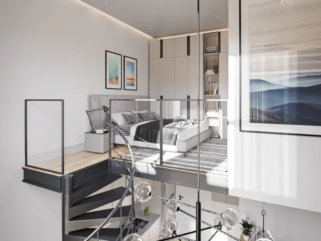 Loft 1 quarto e 1 banheiro, à venda, no bairro Cabral em Curitiba