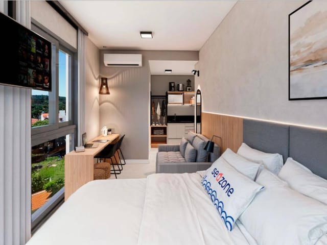Loft 1 quarto e 1 banheiro, à venda, no bairro Cachoeira do Bom Jesus em Florianópolis