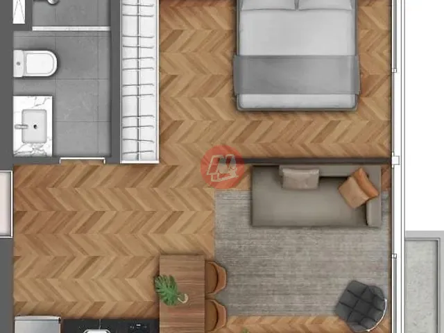 Loft com 26m² 1 quarto e 1 banheiro, à venda, no bairro Rio Branco em Porto Alegre