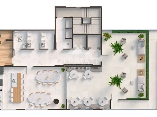 Loft 1 quarto e 1 banheiro, à venda, no bairro Centro em Blumenau