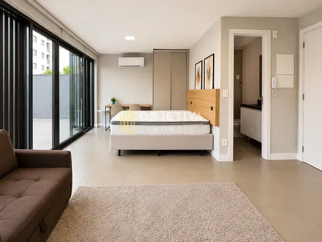Loft 1 quarto e 1 banheiro, para alugar, no bairro Auxiliadora em Porto Alegre