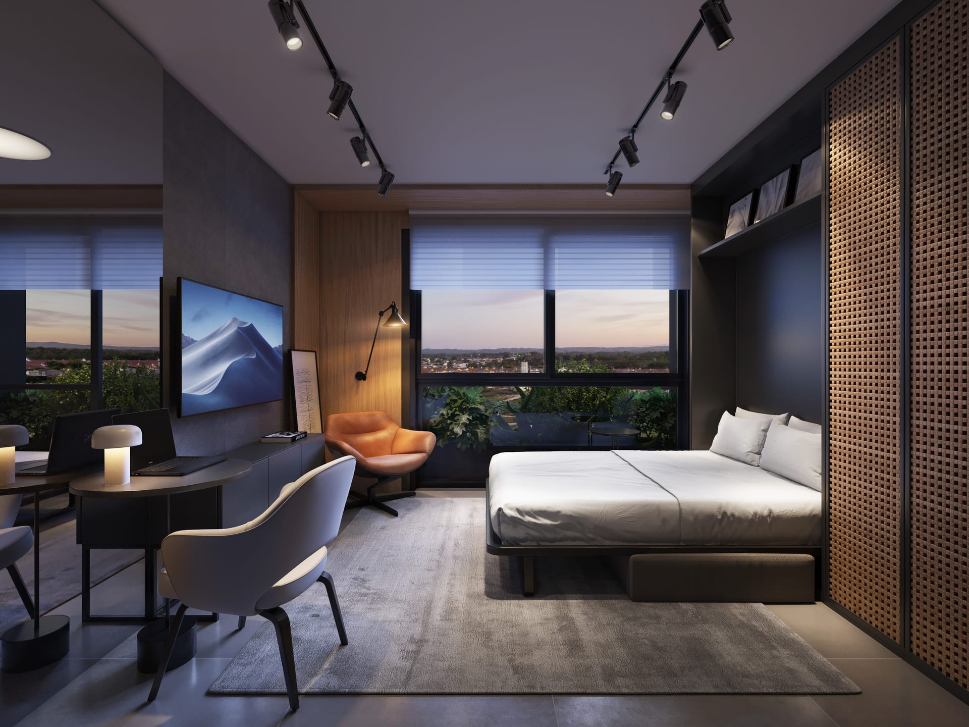 Loft à venda, Três Vendas, Pelotas: 27m², 1 dormitório, 1 vaga, andar alto. Condomínio com portaria 24h, lavanderia coletiva e elevador.
