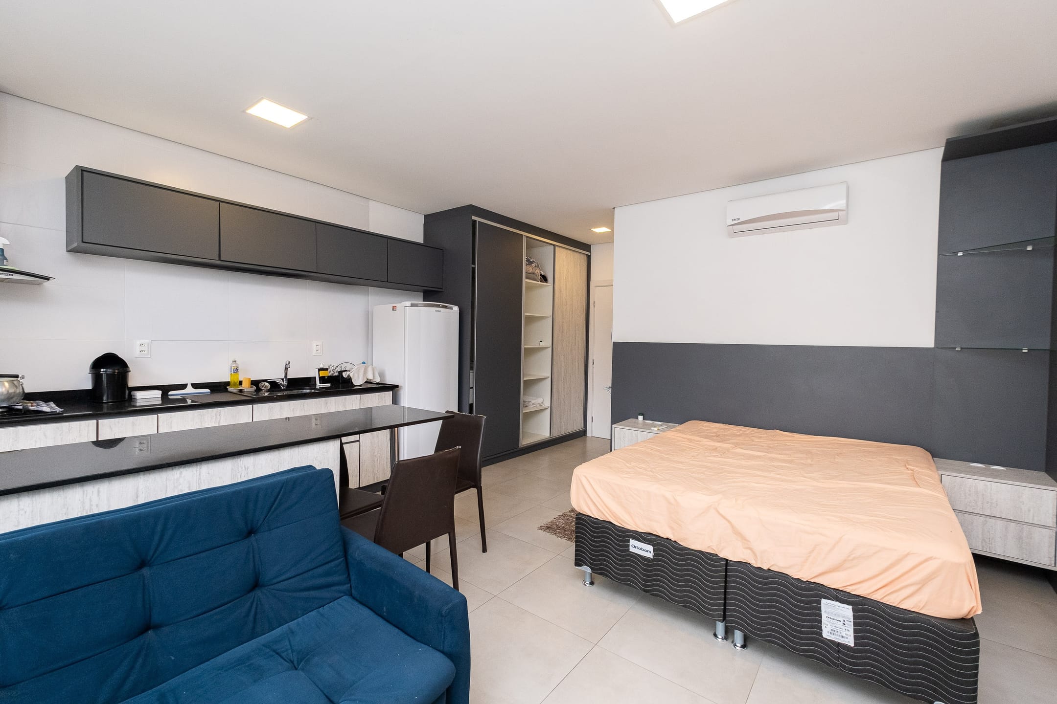 Loft mobiliado no Studio Xavante, em frente ao Bento Freitas, com vaga de garagem, ambiente moderno e ótima localização para morar com praticidade 3