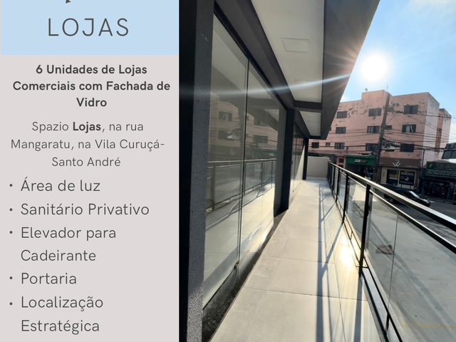 Loja para alugar, no bairro Parque Jaçatuba em Santo André