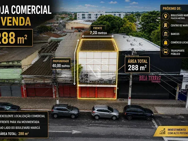 Loja à venda, no bairro Centro em Maricá