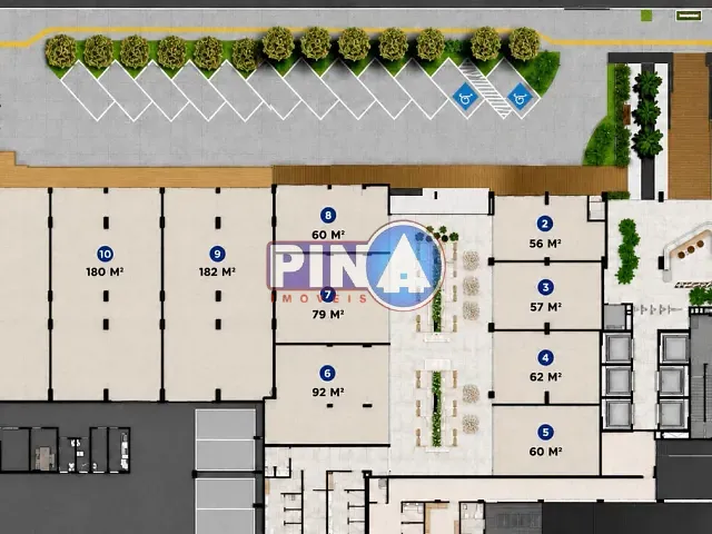 Loja para alugar, no bairro Setor Bueno em Goiânia