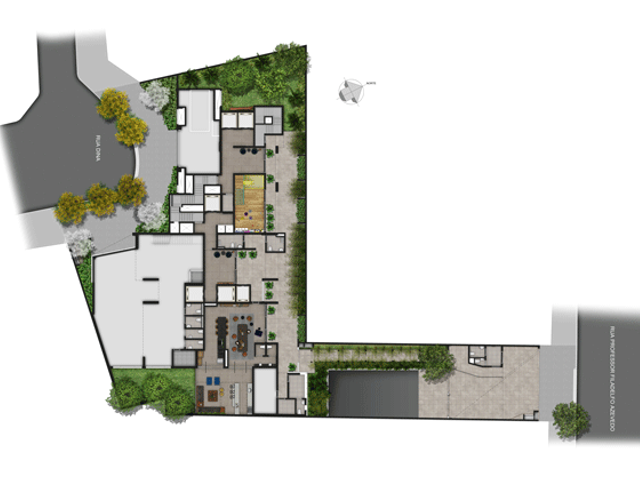 Planta do Loja - Loja à venda 2 Vagas 611.91M² Vila Nova Conceição São Paulo - SP | Correteria Imóveis