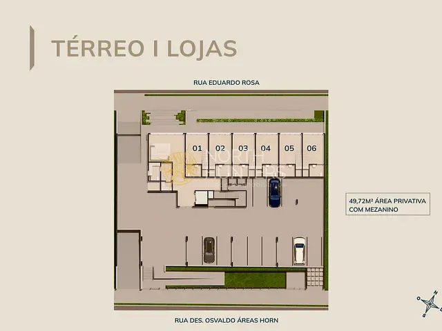 Loja com 47m², à venda, no bairro Cachoeira do Bom Jesus em Florianópolis