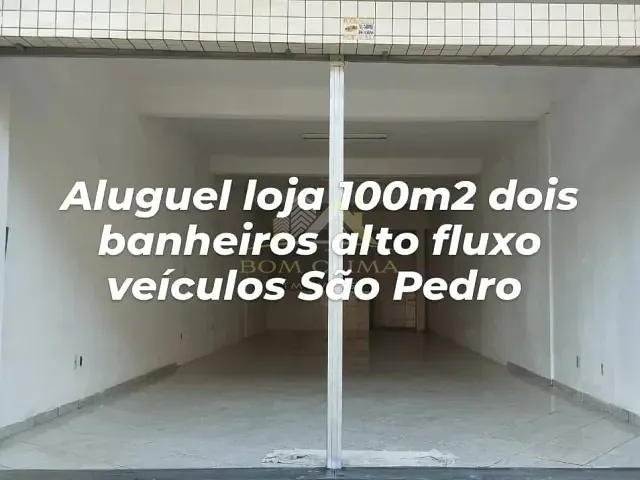 Loja com 100m², para alugar, no bairro Santos Dumont em Juiz de Fora