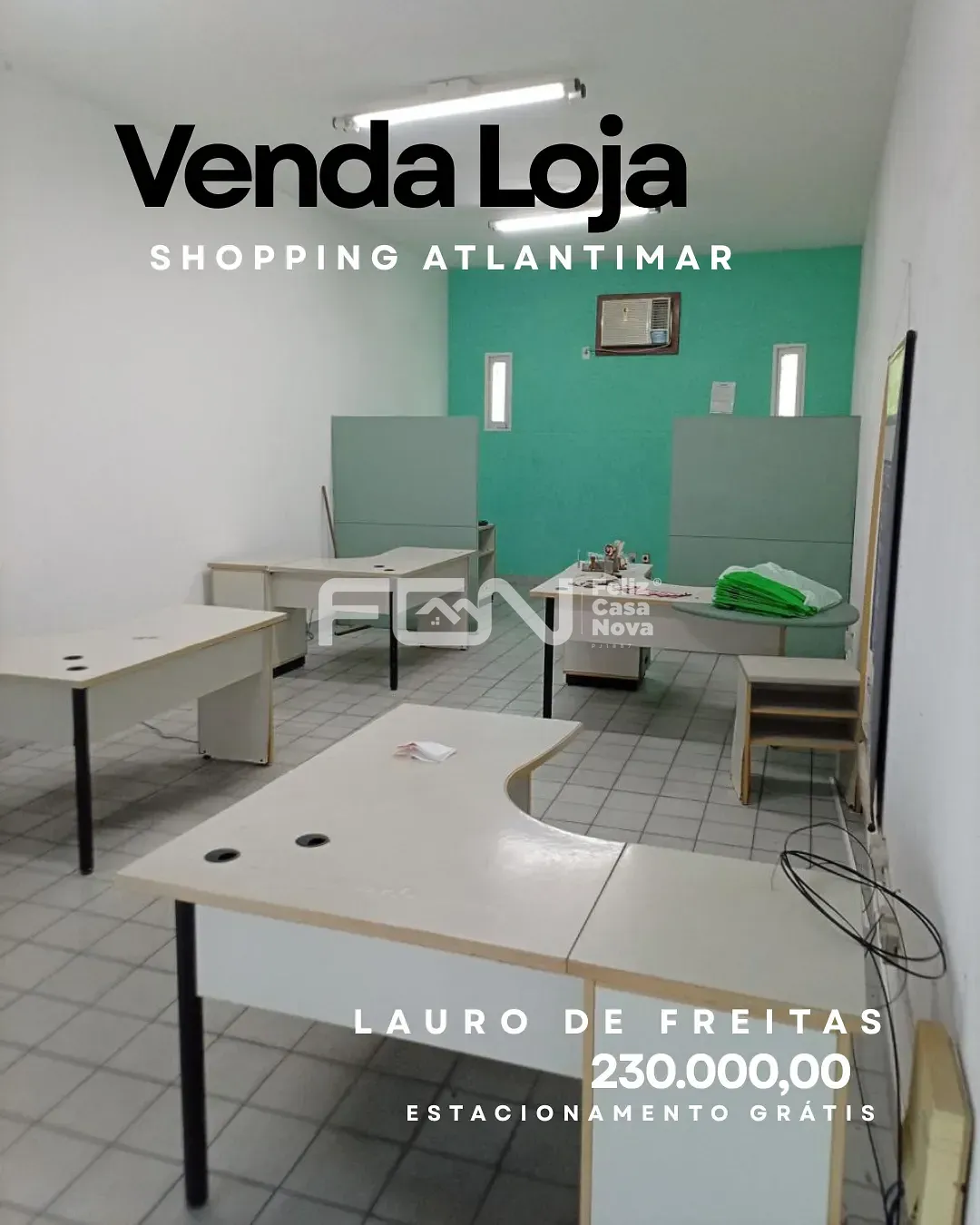 Loja-Salão, 40 m² - Foto 1