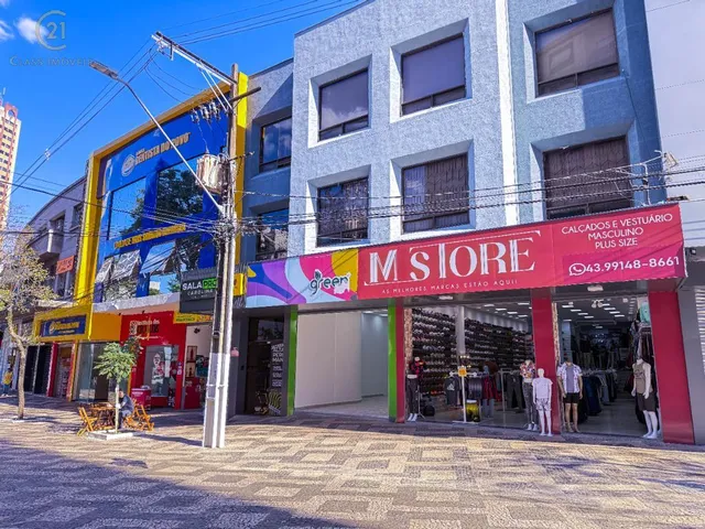 Loja com 90m², para alugar, no bairro Centro em Londrina