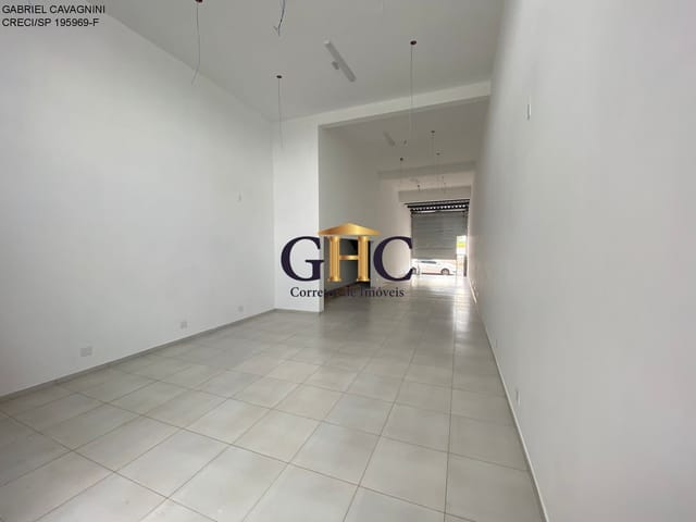 Foto do Loja - ALUGO SALÃO COMERCIAL NOVO - EM FRENTE AO BANCO CAIXA JD. AVENIDA // CAMPO LARCO - SALTO DE PIRAPORA/SP | GHC IMÓVEIS