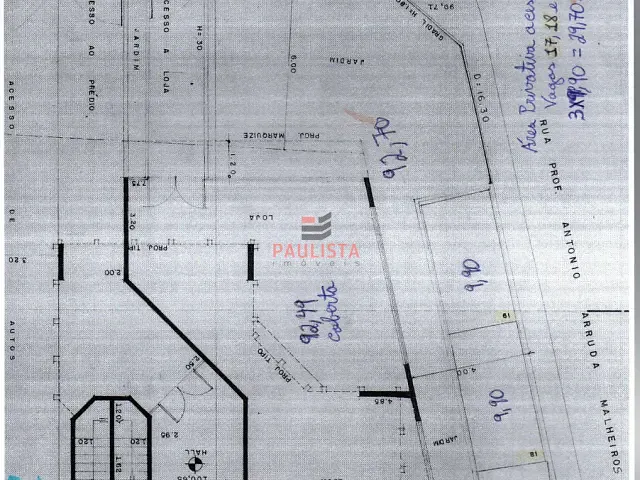 Loja com 251m², para alugar, no bairro Pinheiros em São Paulo