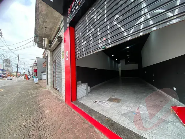 Loja com 142m², para alugar, no bairro caiçara em Praia Grande