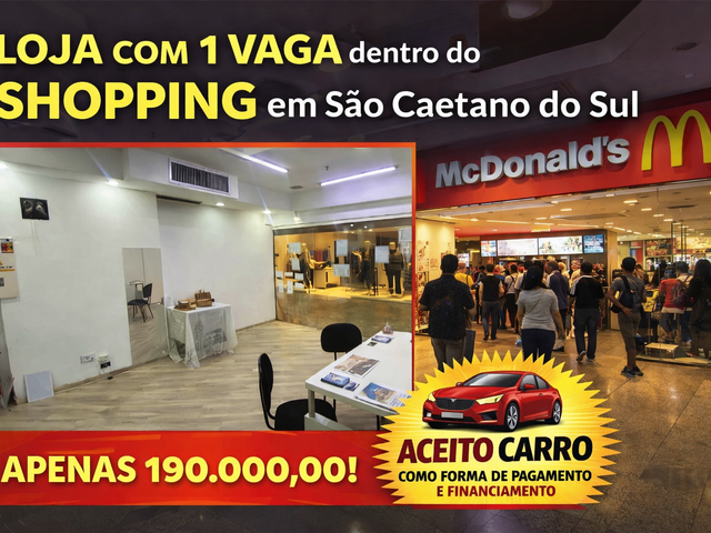 Loja à venda, no bairro Centro em São Caetano do Sul