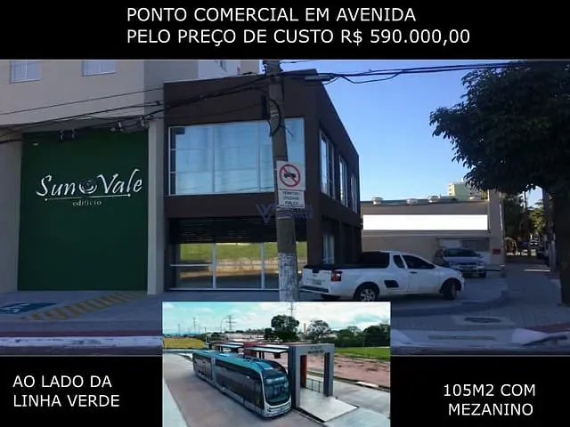 Loja com 186m², à venda ou para alugar, no bairro Jardim Vale do Sol em São José dos Campos