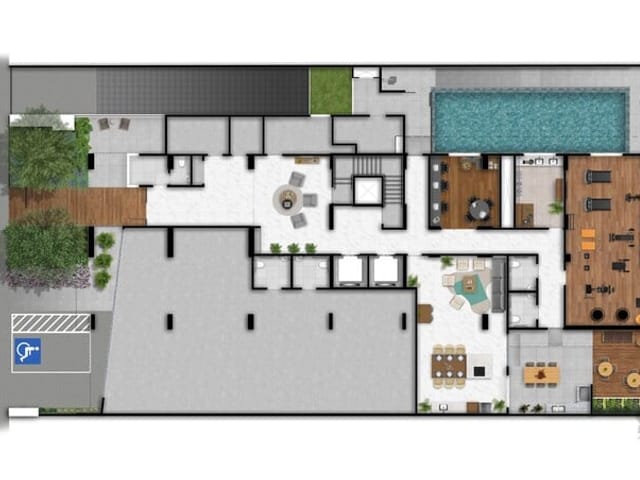 Planta do Loja - Loja à venda 219.94M² Vila Olímpia São Paulo - SP | Correteria Imóveis