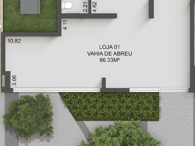 Planta do Loja - Loja à venda 97.4M² Vila Olímpia São Paulo - SP | Correteria Imóveis