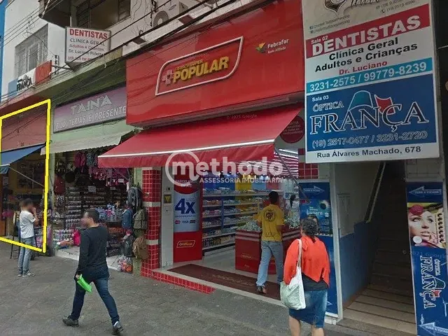 Loja com 136m², para alugar, no bairro Centro em Campinas