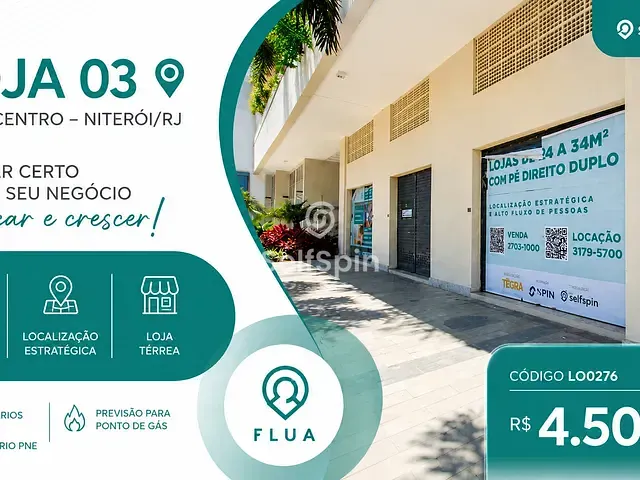 Loja para alugar, no bairro Centro em Niterói