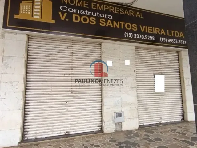 Loja com 155m², para alugar, no bairro Centro em Americana