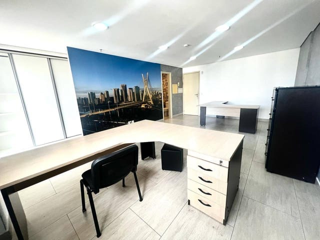 Foto do Sala - Sala Comercial à Venda com 45m², 1 sala, 1 vaga de garagem no Condomínio Office Nova América em Santo Amaro, São Paulo-SP | Paulista Imóveis
