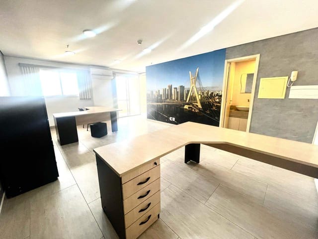 Foto do Sala - Sala Comercial à Venda com 45m², 1 sala, 1 vaga de garagem no Condomínio Office Nova América em Santo Amaro, São Paulo-SP | Paulista Imóveis