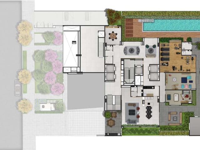 Planta do Loja - Loja à venda 235.73M² Cerqueira César São Paulo - SP | Lares e Andares Imóveis