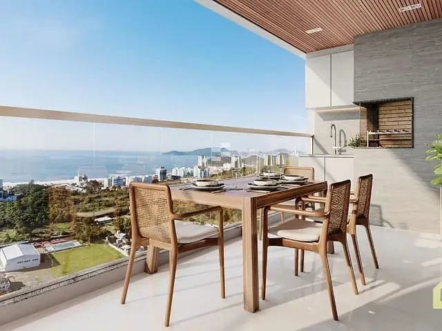 Apartamento 2 quartos e 3 banheiros, à venda, no bairro Praia Brava em Itajaí
