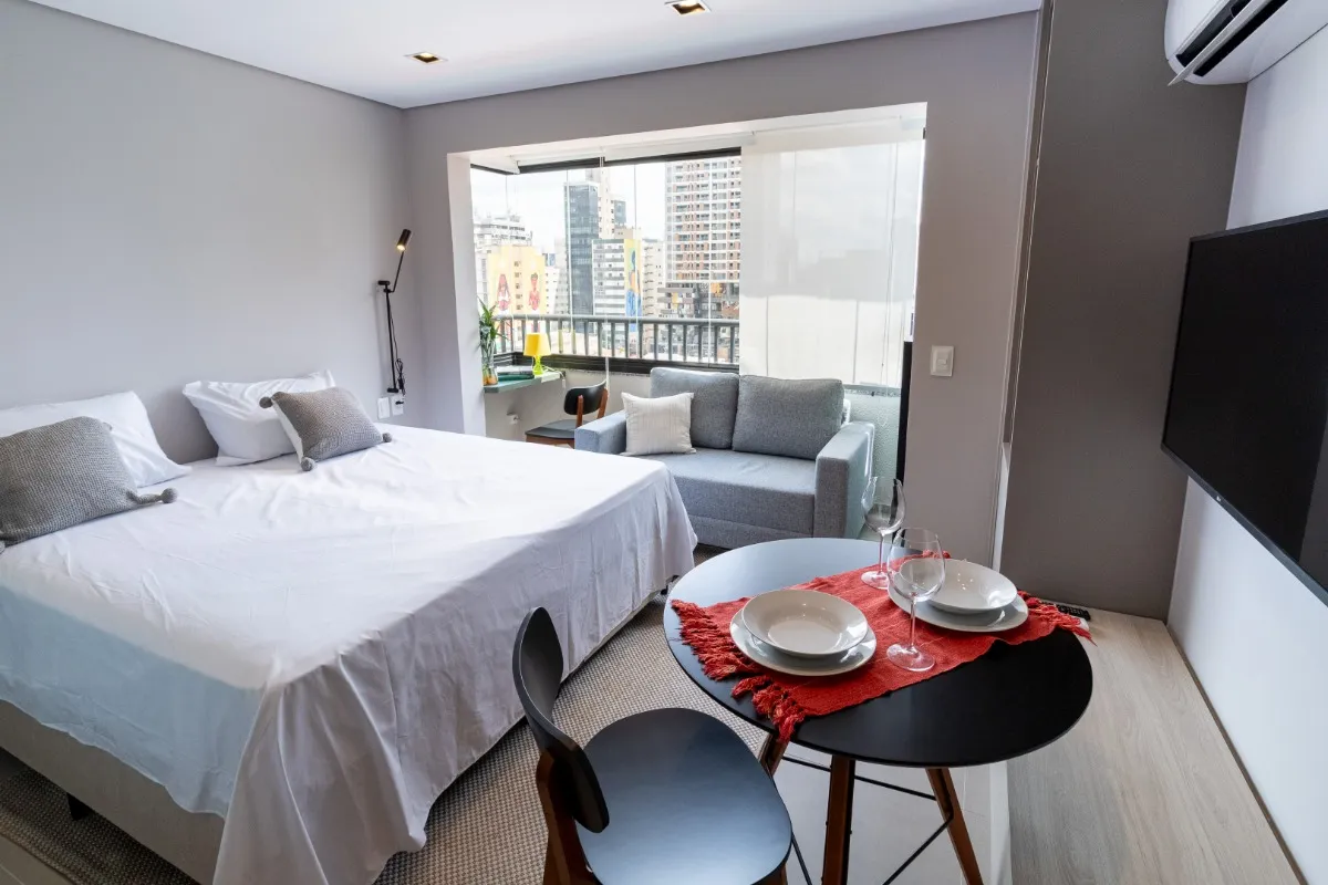 Studio para venda em Pinheiros com 1 quarto, sendo 1 suíte, 25m²